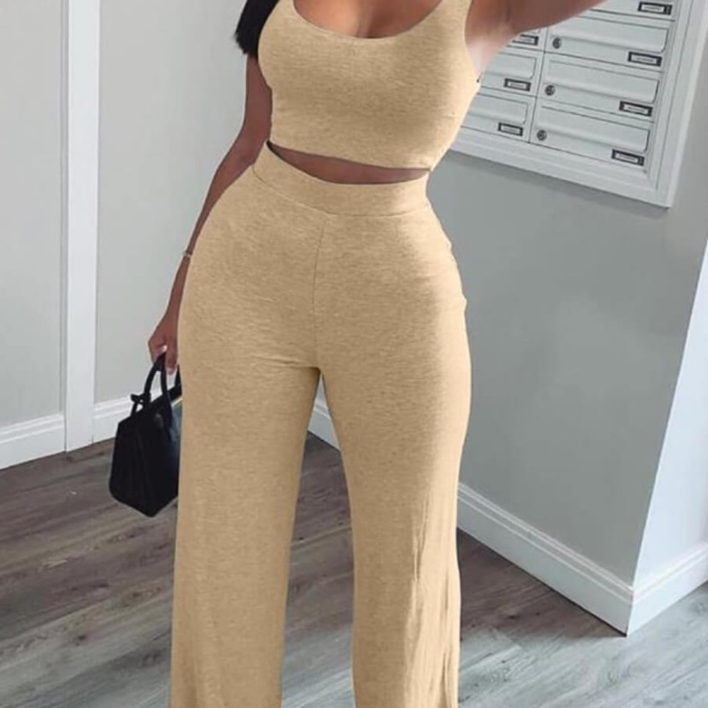 BRAND NEW KHAKI TWO PIECE